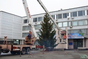 На Чорнобильський АЕС встановили новорічну ялинку