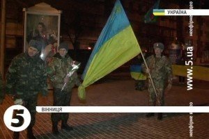 У Вінниці зустріли бійців батальйону "Київська Русь"
