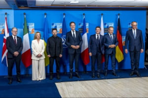 Зеленський зустрівся з лідерами держав формату E5 та генсеком НАТО – про що говорили