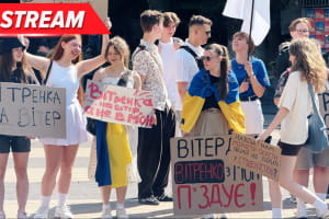 Студенти вийшли на протест у Києві: вимагають звільнення заступника міністра освіти Андрія Вітренка – відео