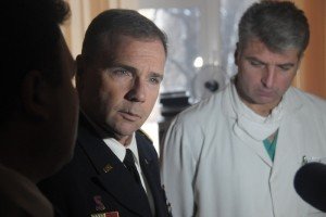 Американська військова делегація провідала поранених героїв АТО у Києві