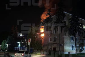 Уночі у Підмосков'ї горіла будівля адміністрації – ЗМІ