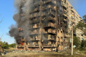 россия обстреляла Константиновку авиабомбами и дронами