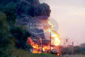 Вибухи у Криму: повідомляють про влучання по залізниці в Джанкої та Красногвардійському