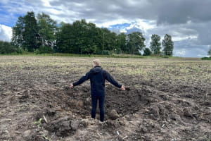 В Естонії знайшли уламки дрона: поліція вважає його українським