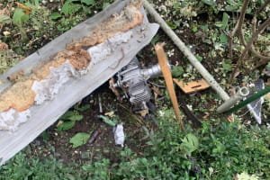 В Чернигове упал и взорвался дрон: две женщины получили ранения