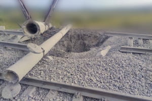 Ворог обстріляв залізничну інфраструктуру Донеччини – потяги затримуються