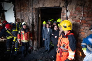 Свириденко показала дипломатам наслідки масованої атаки рф на будівлю Кабміну