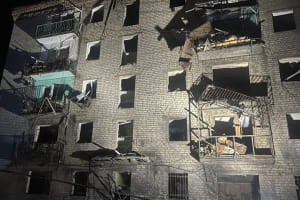 Из-за ракетного удара по городу Балаклея погибла женщина, есть травмированные