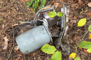 В Киеве обнаружили обломки российского дрона со взрывчаткой – полиция (фото)