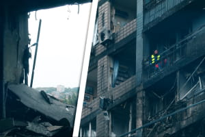 "Я случайно вышла в коридор – и это меня спасло": истории киевлян после массированной атаки – видео