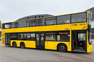 Сучасний, комфортний і доступний: у Києві тестують перший двоповерховий автобус