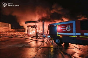 россия массированно атаковала дронами Чугуев и Изюм в Харьковской области: зафиксировано шесть попаданий