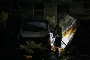 Атака дронами на Киев: обломки упали в Печерском районе