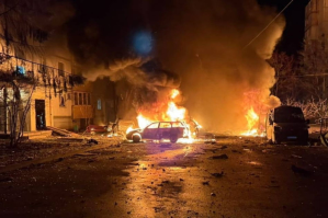 Масована дронова атака на Харків: вирували пожежі, серед потерпілих є діти (оновлено)