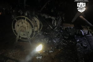 На Одещині спалахнула пожежа після удару рф по порту
