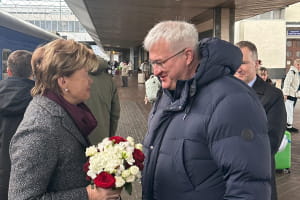 До Києва прибула очільниця МЗС Латвії &ndash; перші заяви 