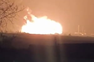 БПЛА СБУ нанесли удар по газовому терминалу в российском Темрюке