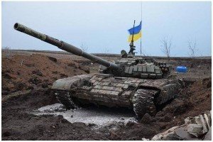 Українські воїни відібрали у терористів російський танк