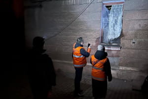 Унаслідок нічних ворожих атак в Одесі пошкоджено об'єкт критичної інфраструктури