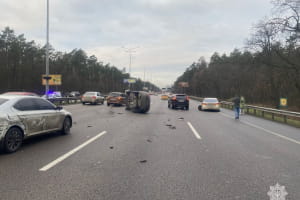 Под Киевом на Бориспольской трассе произошло масштабное ДТП