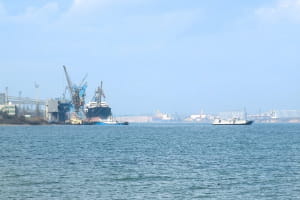 Найбільший порт України знову працює після обстрілів