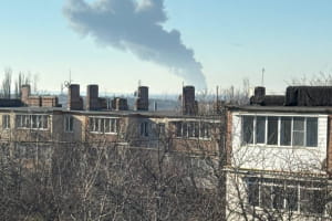 Взрывы в Ростовской области: над Новошахтинском поднялся густой дым