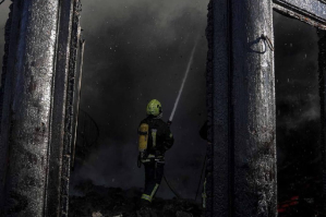 Пожар в Дарницком районе столицы &ndash; пострадали мать с ребенком