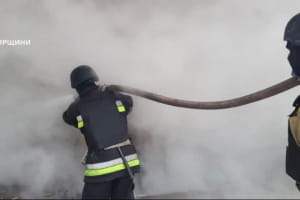 Враг атаковал критическую инфраструктуру Житомирской области: возник пожар (фото)