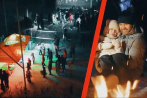 Барбекю, глинтвейн и музыка: как киевляне находят тепло и поддержку во время блэкаута &ndash; видео