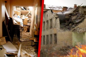 Ракета попала в школу: что видели очевидцы после обстрела Харькова &ndash; видео