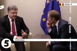 Порошенко в Брюсселі провів переговори з Туском та Юнкером 