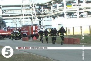 На Запорізькій АЕС пройшли протипожежні навчання 