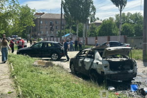 Российский дрон атаковал Запорожье: ранены младенец и полицейские