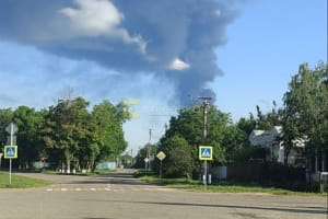 Атака дронів: у Краснодарському краї горить нафтобаза
