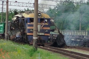 У Запоріжжі дрон рф знов атакував залізничний транспорт