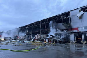 Унаслідок атаки рф зруйновано найбільший інноваційний термінал Нової пошти