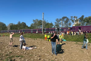 В Великобритании столкнулись два пассажирских поезда: есть раненые и погибший