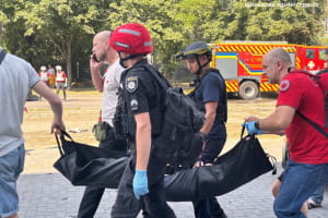 Ворог атакував Запоріжжя: російський БпЛА влучив у басейн фітнес-центру (відео) (оновлено)