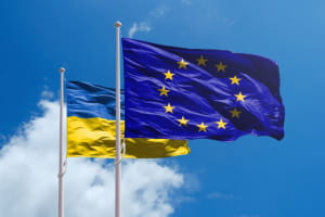 Прапори ЄС, Україна