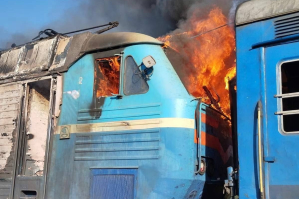 рф атакувала пасажирський потяг у Запорізькій області: є потерпіла
