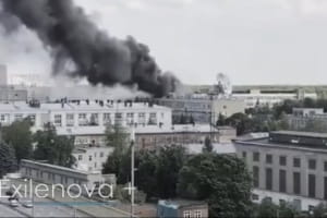 На Московщині загорівся науковий інститут Роскосмосу 
