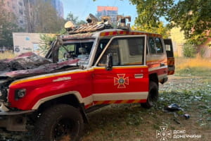 У Краматорську ворог атакував рятувальників під час ліквідації наслідків атаки