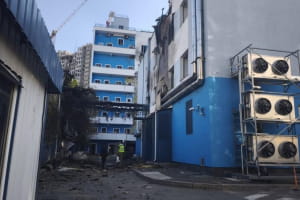 Вражеская атака повредила главный офис компании &laquo;Киевстар&raquo; в Киеве