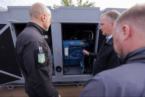 Чернігівщина отримала першу партію генераторів від Латвії