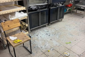 наслідки удару дроном рф у Івано-Франківську