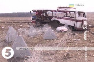 Вчорашній вибух автобуса донецька міліція розслідує як теракт