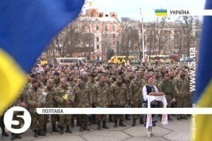 На Полтавщині бійців 92-ї механізованої бригади зустрічали живим коридором 