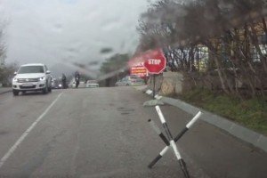 Кримський блогер зняв на відео новий блокпост окупантів: "Гаспра захищена від нападу відпочивальників"