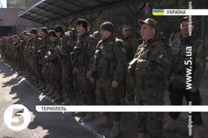 50 бійців спецбатальйону "Тернопіль" вирушили на Донбас